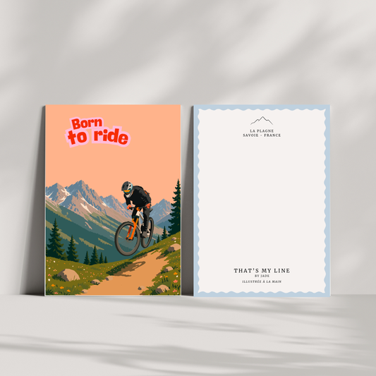 Carte postale - VTT - N°1