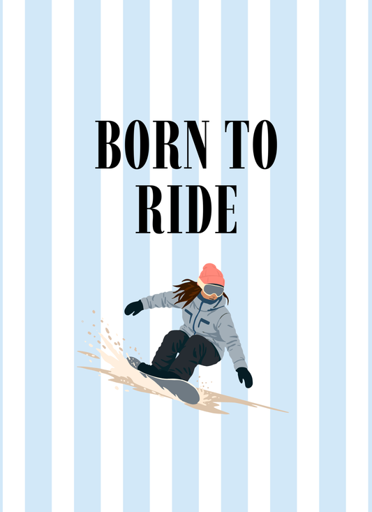 Carte postale - Born to ride - N°1