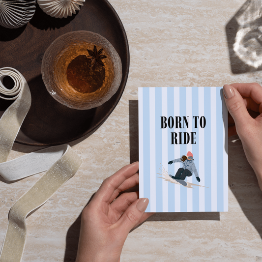 Carte postale - Born to ride - N°1