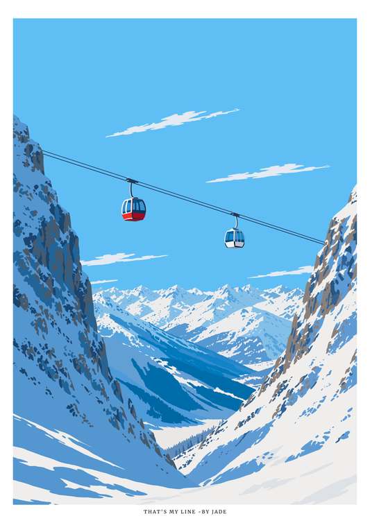 L'hiver - Montagne - N°2