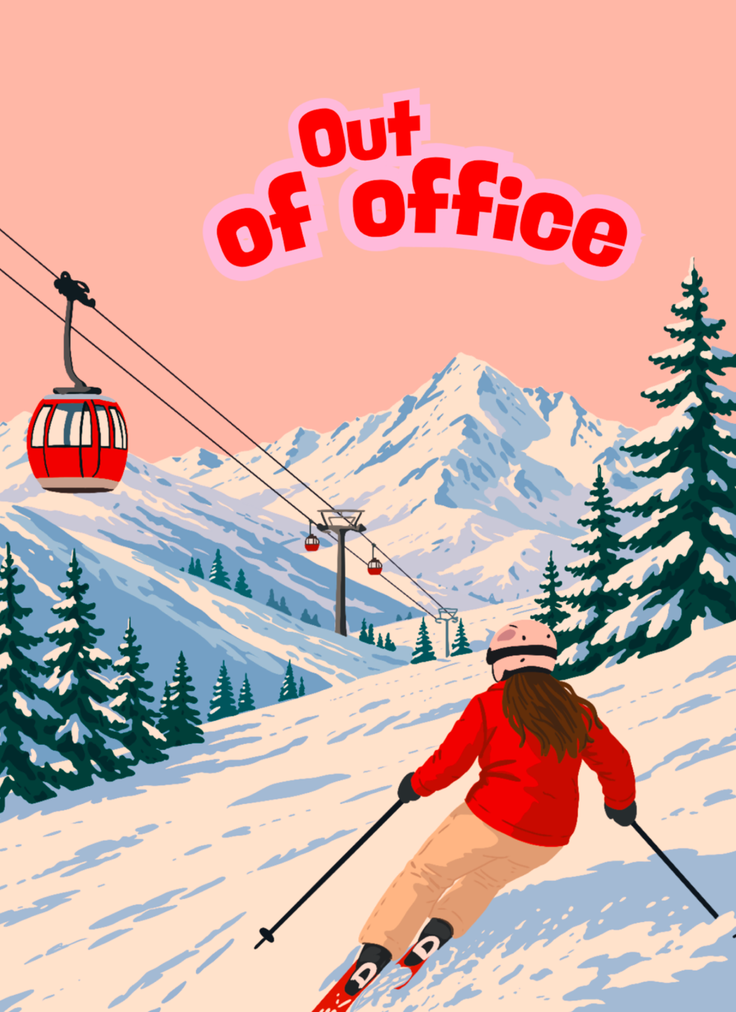 Carte postale - Ski - N°1