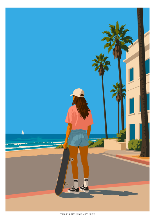L'été - Skateboard - N°2