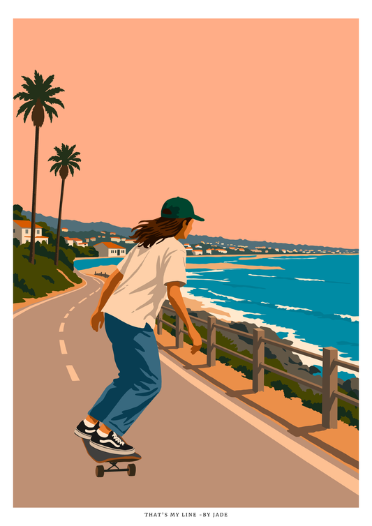 L'été - Skateboard - N°1