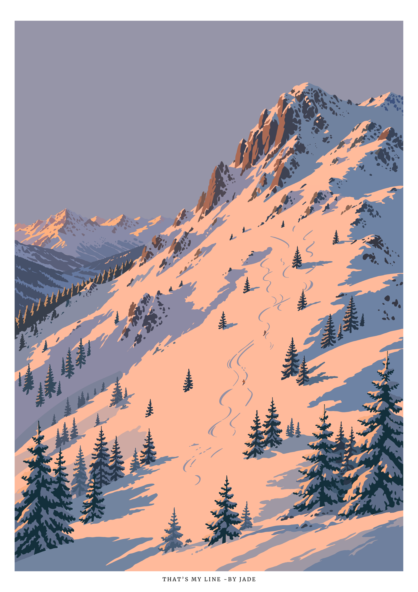 L'hiver - Ski - N°1