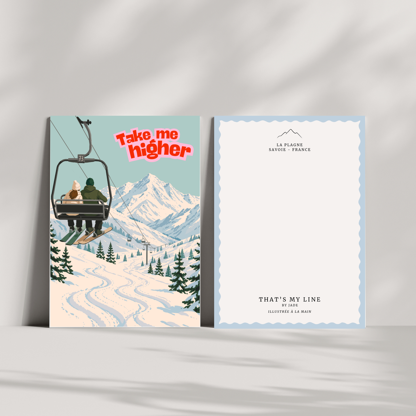 Carte postale - Ski - N°2