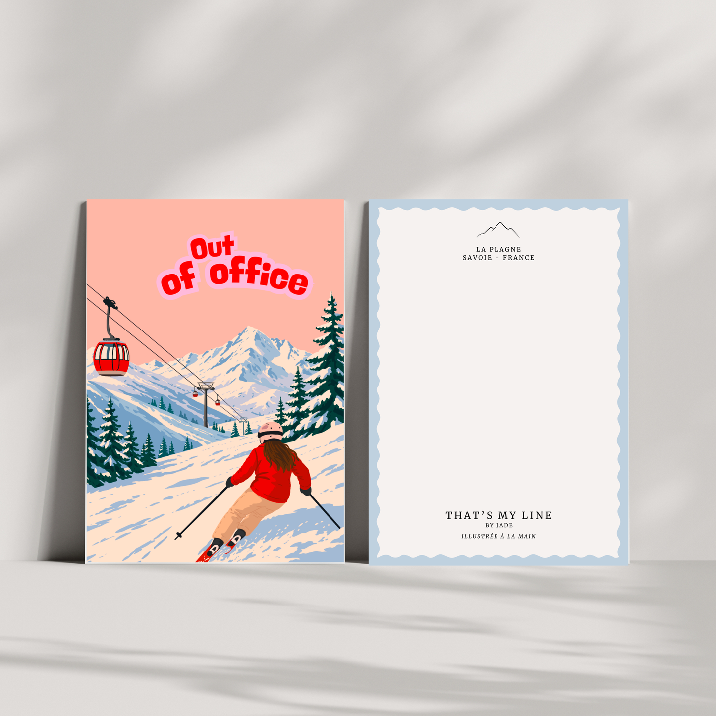 Carte postale - Ski - N°1